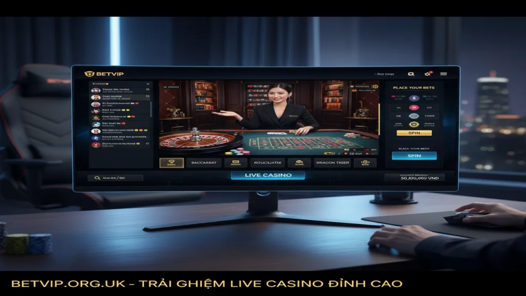 Cách tham gia Live Casino với Dealer thật Betvip