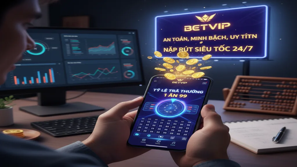 Hướng dẫn chơi Xổ Số Online tỉ lệ 1 ăn 99 Betvip